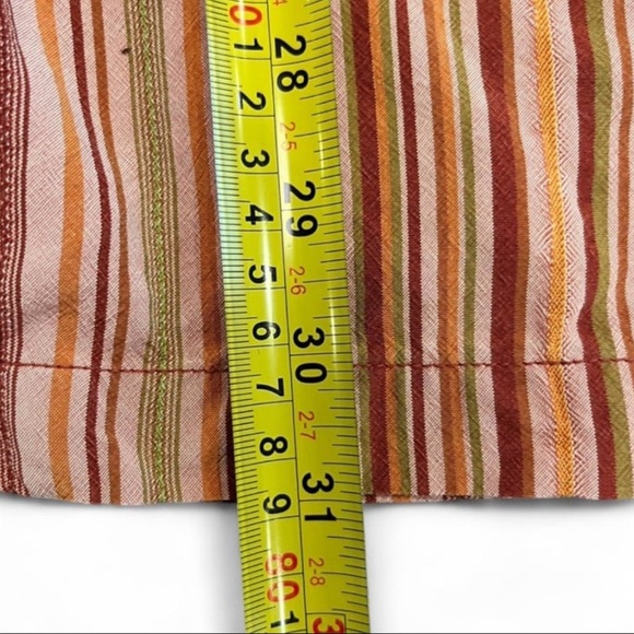 Tommy Bahama Striped Short Sleeve Men's Shirt medium - Picture 4 of 5